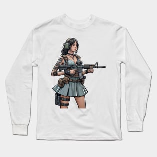 Tactical Girl Long Sleeve T-Shirt